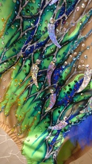 Купальник для художественной гимнастики б/у р.34