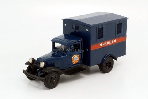 GAZ-AA Militia Prison Van 1937 Police Workshop Micromodel 1:43