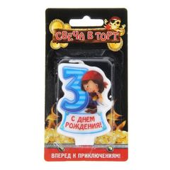 Свеча в торт. Цифра 
