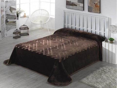 Плед 220x240 Mora Serena Н72 33 brown коричневый