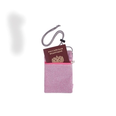 Люрекс розовый светлый