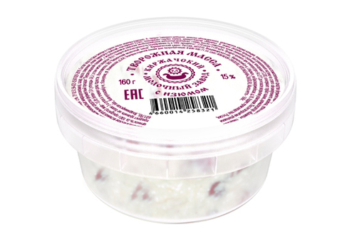 Творожная масса с изюмом "Киржачская", 160г