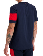 Теннисная футболка Le Coq Sportif TRI Tee Short Sleeve N°1 SS23 - sky captain