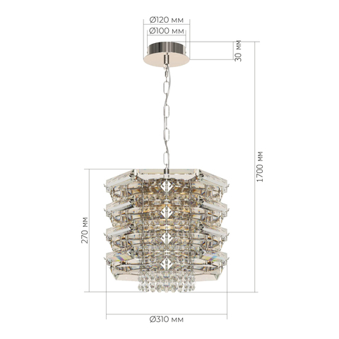 Светильник подвесной ST Luce Strozzi SL6137.103.04