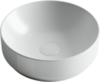 Умывальник чаша накладная круглая (Белый Матовый) Element 355*355*125мм Ceramica Nova CN6006