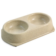 Triol миска NATURAL из бамбука двойная, 0,18*2л