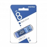 Флешка 8 GB USB 2.0 SmartBuy Glossy (Синий)