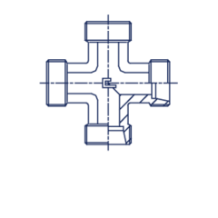 Соединение PX DL08 14x1.5 (корпус) CAST