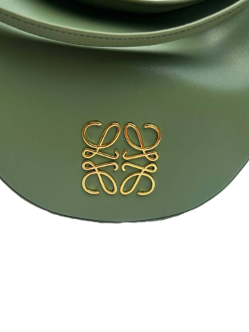 Сумка через плечо Loewe Luna Anagram с украшением зеленый