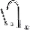 Смеситель ABBER Wasser Kreis AF8113 на борт ванны, хром