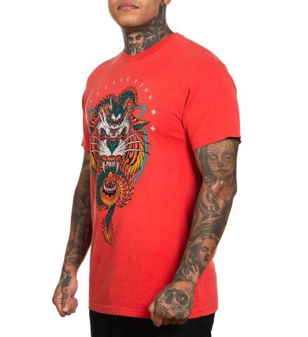 Affliction | Футболка мужская Flame &amp; Fable Tee A26215 слева