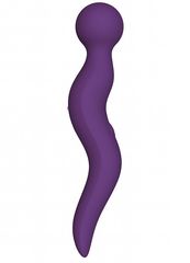 Фиолетовый жезловый вибромассажёр Cassi - 21 см. - 