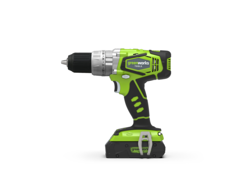 Дрель-шуруповерт ударная аккумуляторая Greenworks G24CD