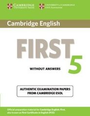 Cambridge English First 5 Student's Book without answers