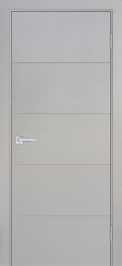 Дверь Смальта-Лайн 03u / Цвет Агат ral 7044 / Двери ТЕКОНА