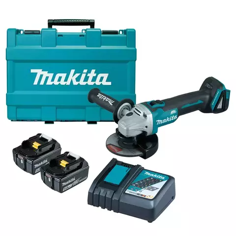 Аккумуляторная угловая шлифовальная машина Makita DGA504RTE