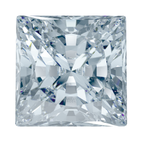 Фианит Каре принцесса от 1.5 до 7.00 мм