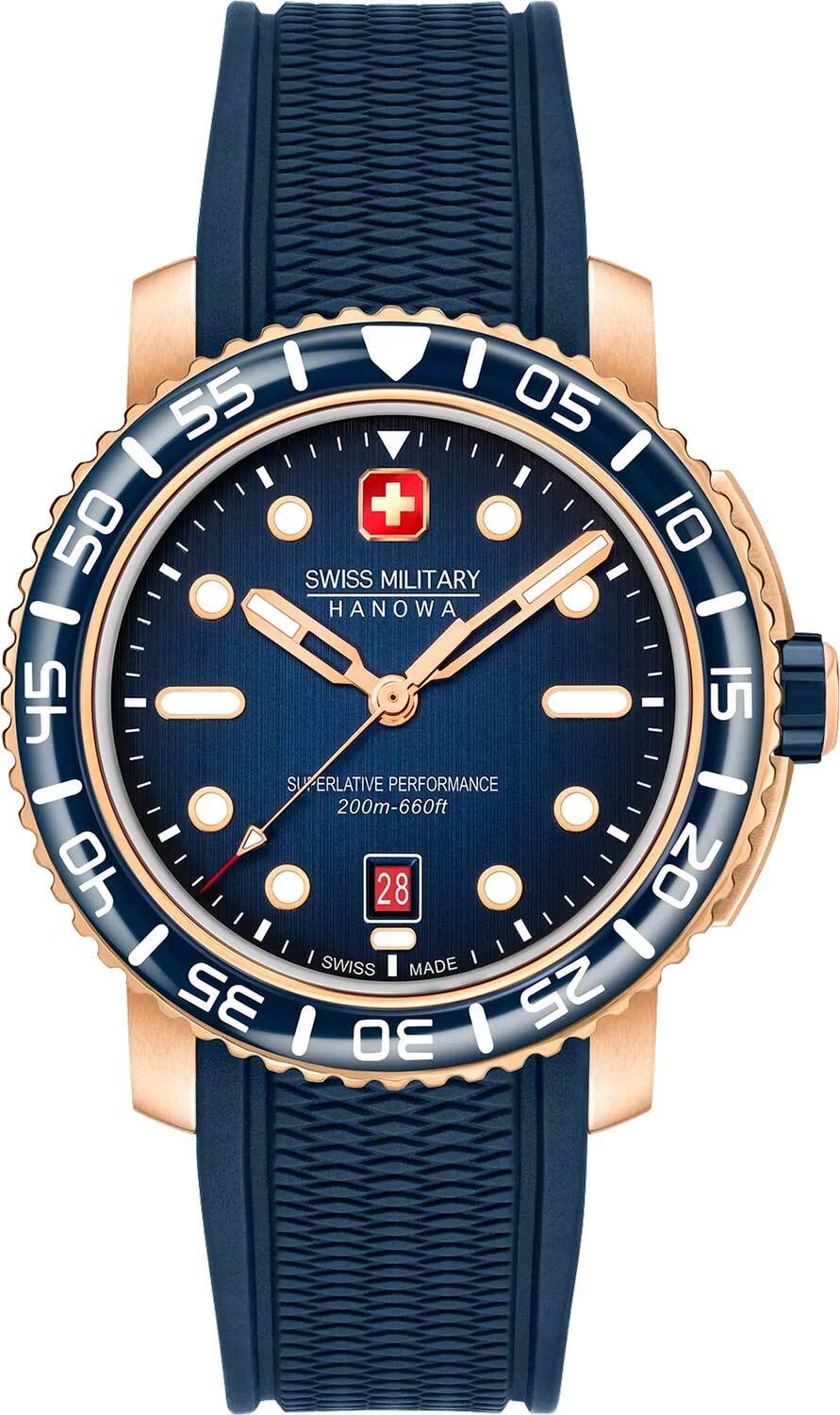 Часы мужские Swiss Military Hanowa SMWGN0001720 Black Marlin