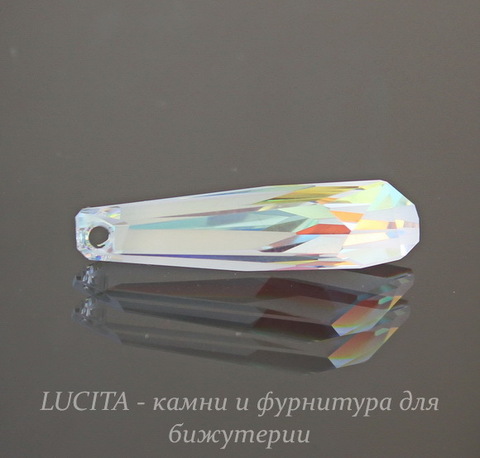 6017/G Подвеска Сваровски Cristalatite Grand Crystal AB "V" 30 мм