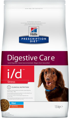 купить Hill’s™ Prescription Diet™ i/d™ Stress Canine Mini сухой корм для собак мелких пород, диетический рацион при стрессе и заболеваниях ЖКТ