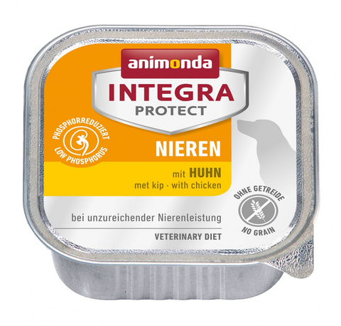 Animonda Integra Protect Renal консервы c курицей для взр собак при хронич почеч недостаточ 150г
