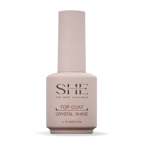 SHE Финишное покрытие CRYSTAL SHINE 15 мл