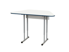 Стол трапеция 1-местный ученический регулируемый