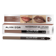 Alvin D`or P-21 Карандаш для губ гелевый водостойкий Lipliner for shading тон 04 капучино 0,29г