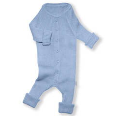 Вязаный комбинезон Simple (васильковый)
