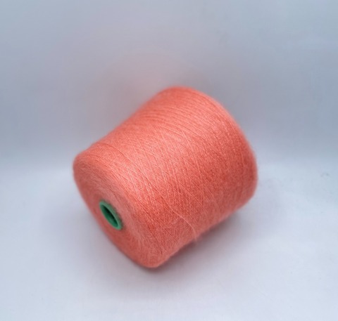 FILCOM (пр.Италия), art.Aurora, 850м/100 гр. 70% Суперкидмохер 30%Шелк , цвет-Морковный смузи(43) арт-33257