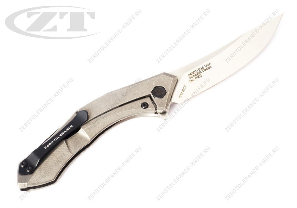 Нож Zero Tolerance 0460Ti First 2 Sinkevich - фотография 
