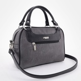 Сумка Саломея 269 македония серый + черный