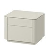 Тумба прикроватная Tammi 2 ящика ширина 50 см (молочный)