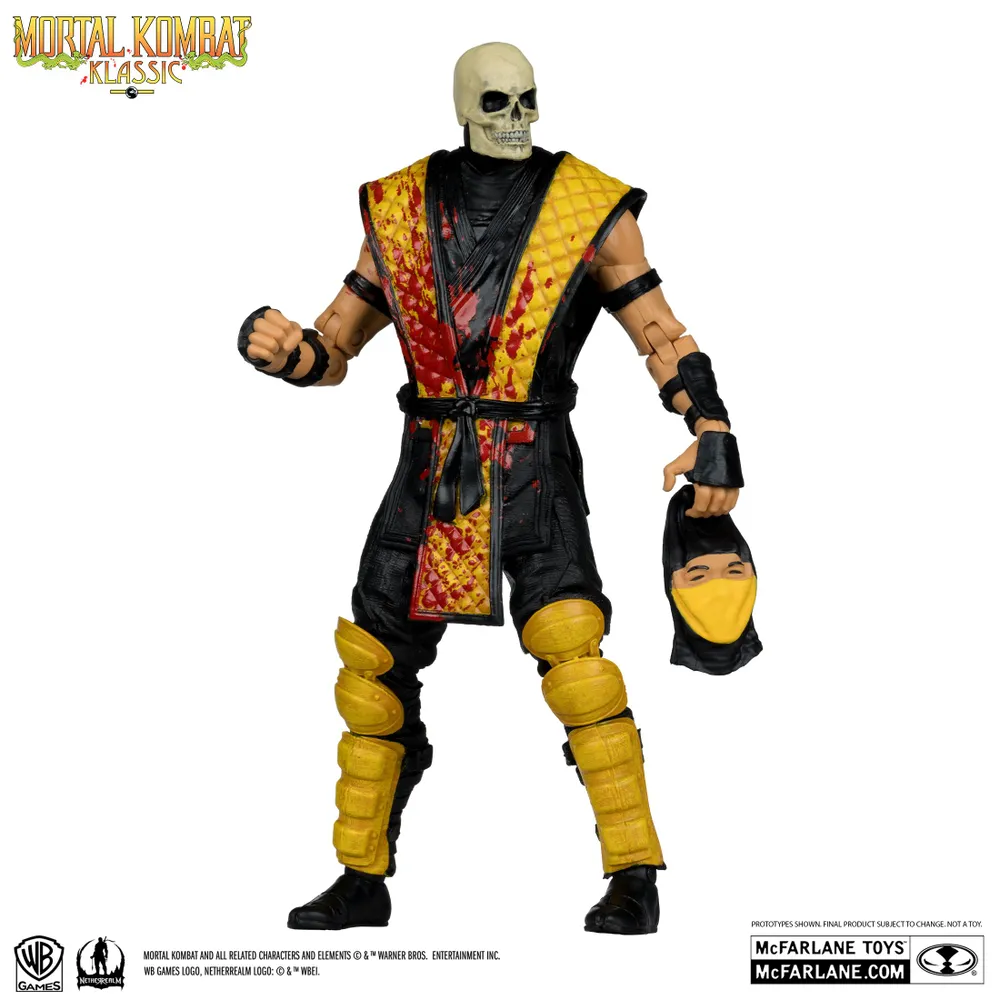 Фигурки Скорпион против Рейдена из игры Мортал Комбат Классик Mcfarlane