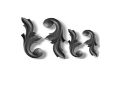 Силиконовый молд Набор вензелей № 1