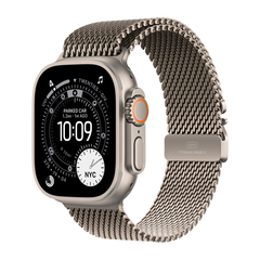 Умные часы Apple Watch Ultra 3 (2025) GPS + Cellular, 49mm, Natural Titanium Case with Natural Titanium Milanese Loop, M