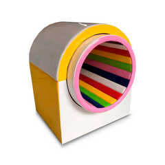 Детский аттракцион 4kids Беличье колесо «Красочный вихрь» с электроприводом