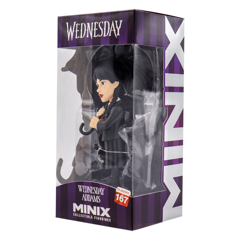 Фигурка Уэнсдей Аддамс с зонтиком из сериала Wednesday