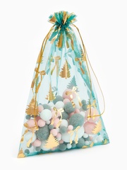 Мешочек органза «Новогоднее настроение», 20*30 см, 1 шт.