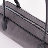 Сумка Саломея 2042 македония серый + черный