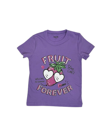 015_БК24 Футболка кор.рукав д/д, фиолетовый