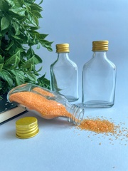 Баночки стеклянные с винтовой крышкой, 50 мл, 5,5*2,5*10,5 см, набор 3 шт.