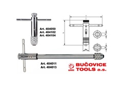 Вороток для метчиков с трещоткой M5-M12 295мм R4 Bucovice(CzTool) 404013 (В)