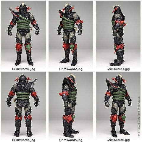 Фигурки Вардьюк и Гримсворд из игры Подземелья и Драконы Ultimate