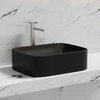 Ceramica Nova Element CN6052MB Умывальник чаша накладная прямоугольная, 50.5x38, цвет: чёрный матовый