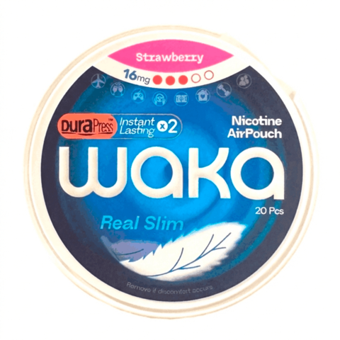 Жевательный табак WAKA 20pcs 16mg Strong - Клубника