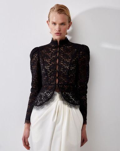 Жакет из кружева Стелла Маккартни черный