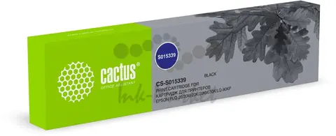 Картридж матричный Cactus CS-S015339 S015339 черный для Epson PLQ-20, 20M, 20K, 20KM, 30K, LQ-90KP