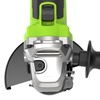 Угловая шлифовальная машина акк. Greenworks AG590, 24V, б/щет, 125 мм, 8500 об/мин, Anti-Kickback, 1х5Ач, быстрое ЗУ, кор (3201007CUG) — фото 2