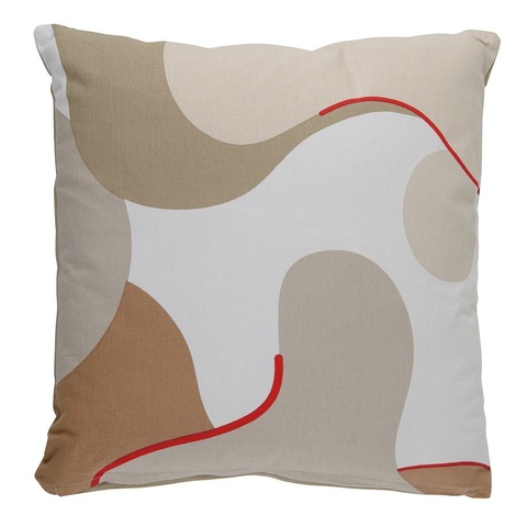 Подушка декоративная 45х45 Tkano Freak Fruit бежевая